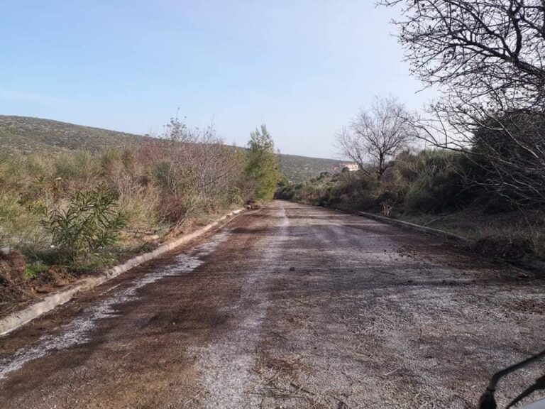 Διανοίξεις οδών στο Ντράφι(φωτο)