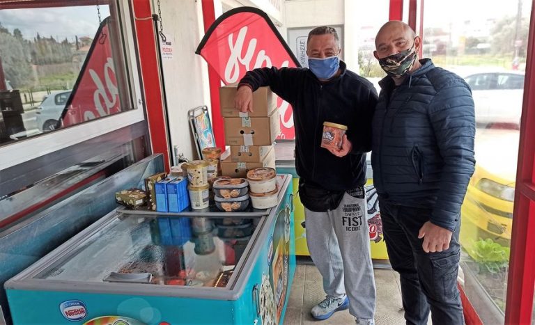 Χειροποίητος παραδοσιακός χαλβάς αλλά και πολλά παγωτά στο SUNDAY του Πικερμίου!