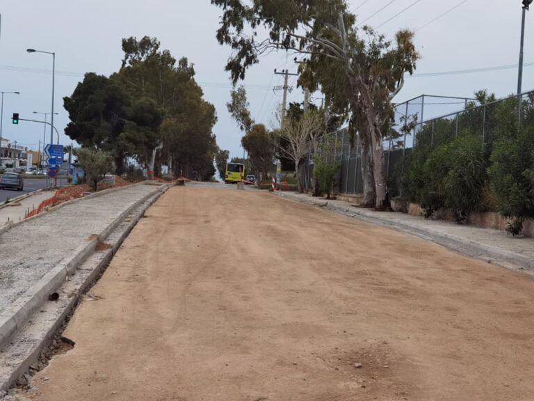 Ραφήνα: Προχωρούν τα έργα στην α’ είσοδο του Ν. Βουτζά(φωτο)