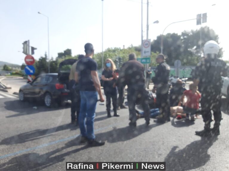 Σοβαρό ατύχημα με μοτοσυκλέτα στο Γέρακα