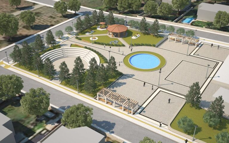 Έτσι θα γίνει η νέα πλατεία στην Αγία Φιλοθέη της Διώνης