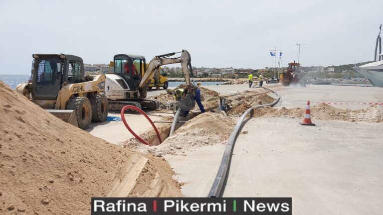 Έργα πυροπροστασίας και πυρασφάλειας στο λιμάνι της Ραφήνας από τον Ο.Λ.Ρ(φωτο)