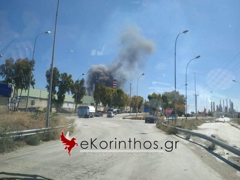 Φωτιά στις εγκαταστάσεις της Motor Oil (φωτο-βίντεο)