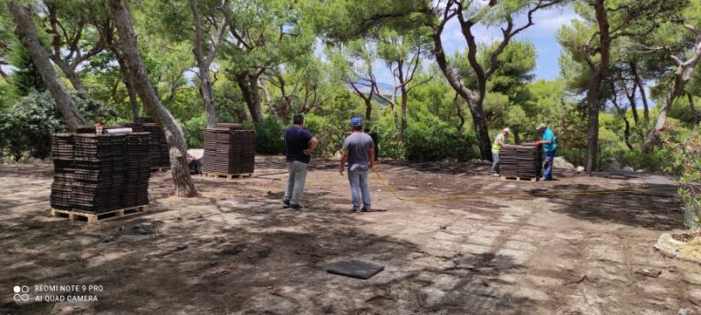 Ξεκίνησε η ανακαίνιση της παιδικής χαράς στο Κολυμβητήριο Ραφήνας