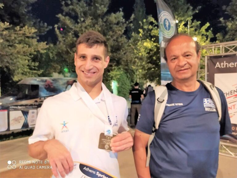 Ασημένιο μετάλλιο για τον Λουκά Πρωτονοτάριο από το Μαραθώνα στο 1st  ATHENS MEN’S SPRINT GALA!