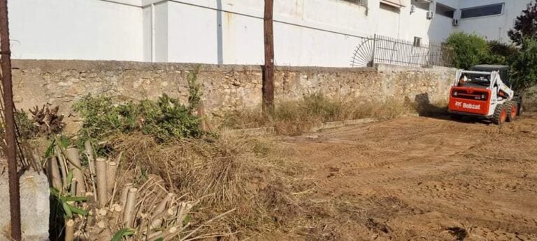 Ραφήνα: Ξεκινά η ανάπλαση του χώρου για το Πάρκο Θεόδωρου Τσαφαρά(φωτο)
