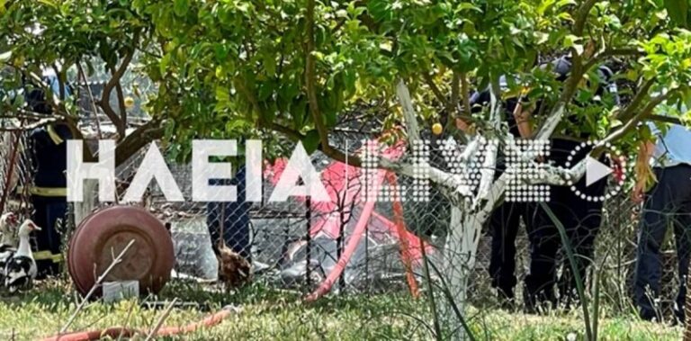 Ηλεία: Πτώση εκπαιδευτικού αεροσκάφους δίπλα σε σπίτι – Νεκροί οι δύο επιβαίνοντες