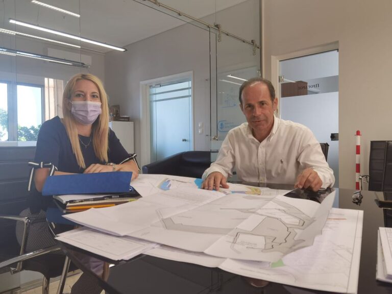 Συνάντηση Β.Μπουρνού και Δ.Γκικάκη για το master plan του λιμανιού της Ραφήνας