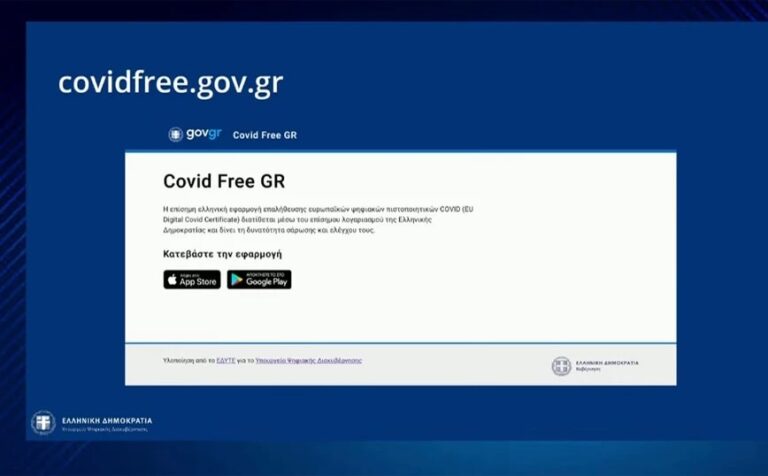 Covid Free GR: Πως λειτουργεί η νέα εφαρμογή στα κινητά για να μπαίνουμε σε κλειστούς χώρους
