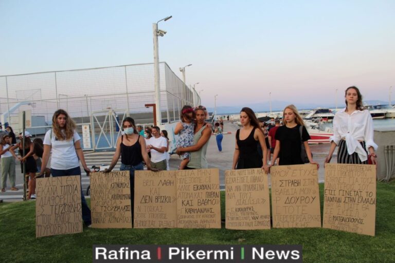 Ηχηρά συνθήματα και μουσική από τον Στέλιο Κερασίδη στο Μάτι 3 χρόνια μετά(φωτο)