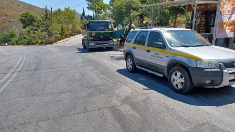 Αποκαταστάθηκε η υδροδότηση από την ΕΥΔΑΠ στην δεξαμενή στο Ντράφι