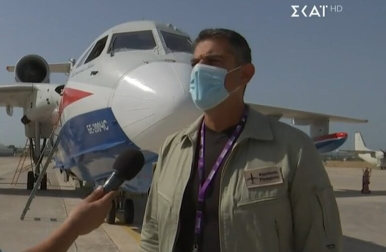 Συγκλονίζει ο πιλότος του Beriev Β-200 – Επιχειρούσε ενώ καιγόταν το σπίτι του στη Βαρυμπόμπη