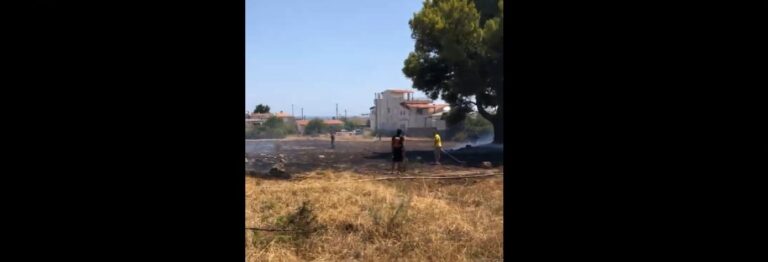 Φωτιά στην Αρτέμιδα -αντιληπτή από το Πυροφυλάκιο Μελτεμίου(video)