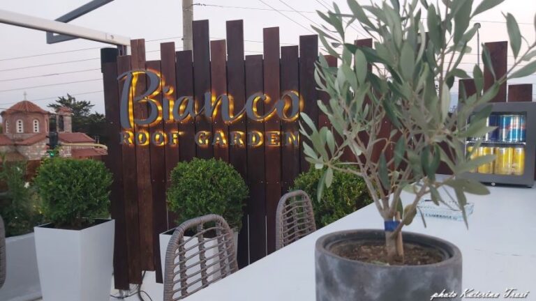 Bianco Roof Garden: Από το Σάββατο 4/9 ανοικτά από το πρωϊ για καφέ και πρωϊνά!