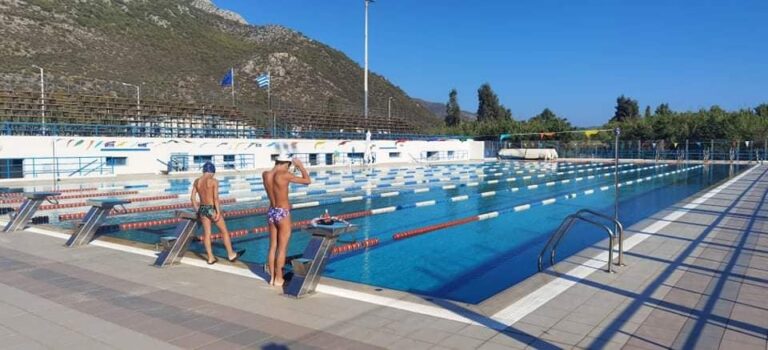 Πρώτη μέρα για το Κολυμβητήριο στο Πολιτιστικό και Αθλητικό Πάρκο Νέας Μάκρης!