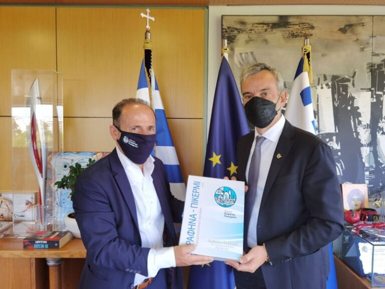 Συνάντηση εργασίας Δημάρχων Μπουρνού- Ζέρβα στο πλαίσιο της ΔΕΘ