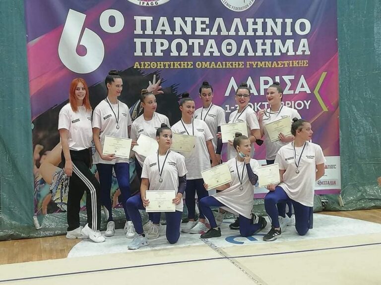 Χάλκινο μετάλλιο για τον Παλαιστικό Ραφήνας στο Πανελλήνιο Πρωτάθλημα Αισθητικής ομαδικής Γυμναστικής(φωτο)