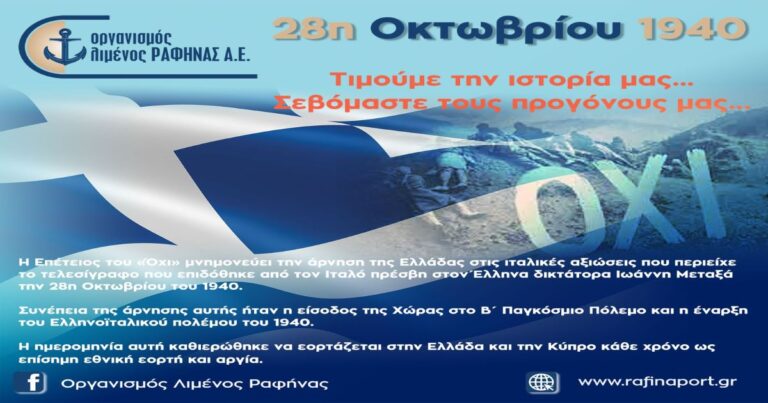 Οργανισμός Λιμένος Ραφήνας: Τιμούμε την ιστορία- Σεβόμαστε τους προγόνους