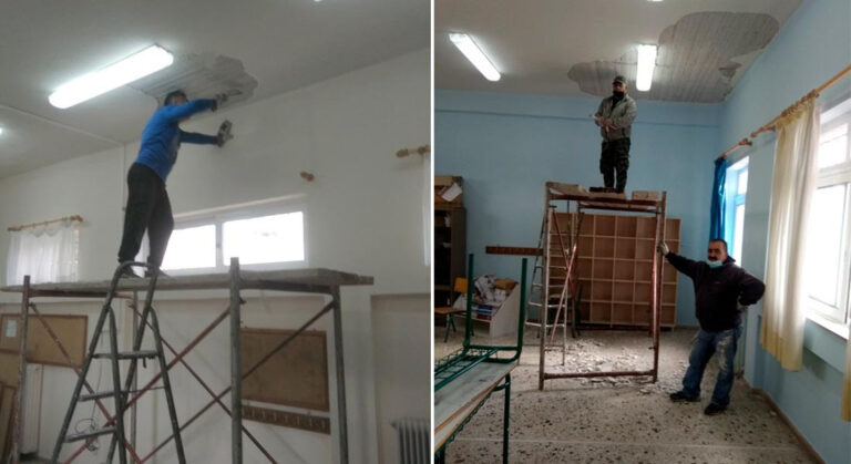 Εργασίες συντήρησης στο Δημοτικό σχολείο Ανατολής