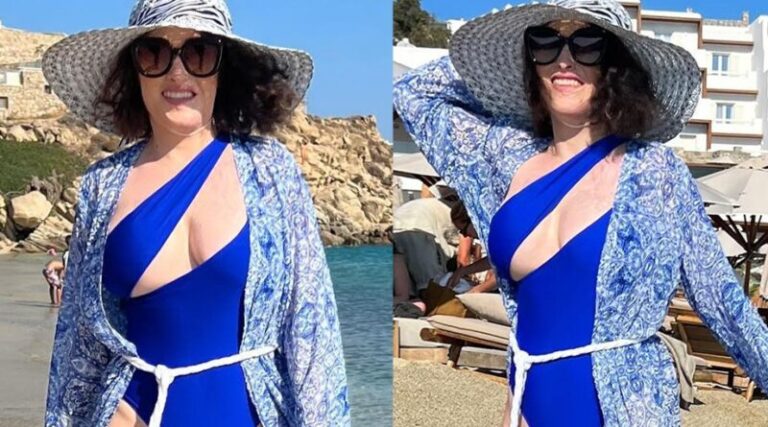 H Ιωάννα Παλιοσπύρου πήγε παραλία και εντυπωσίασε με το χαμόγελο της(φωτο)