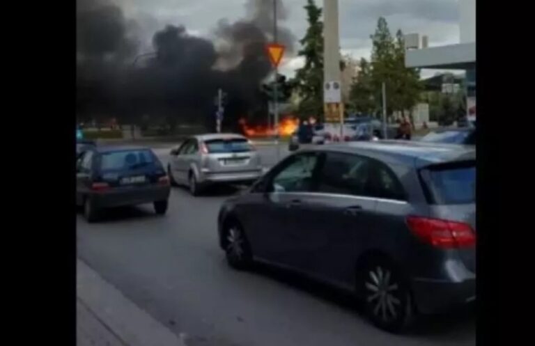 Έκλεισαν την Μεσογείων οι Ρομά (βίντεο)