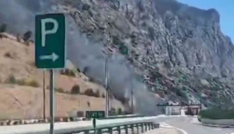 Φωτιά σε τούνελ στην Κακιά Σκάλα – Διακόπηκε η κυκλοφορία