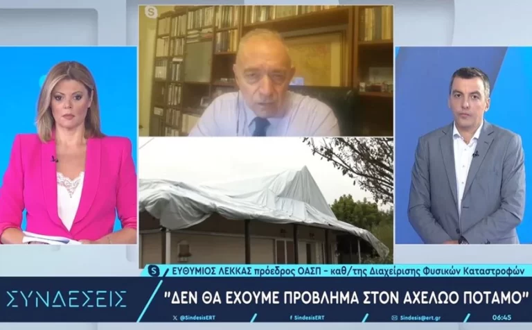 Λέκκας: Δεν πιστεύω πως θα έχουμε πάλι πλημμυρικά φαινόμενα