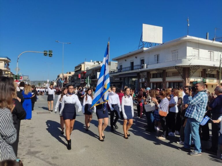 Με λαμπρότητα πραγματοποιήθηκε ο εορτασμός της Εθνικής Επετείου της 28ης Οκτωβρίου 1940 στον Δήμο Μαραθώνος