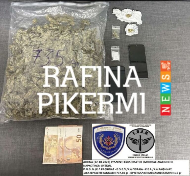 Νέα επιτυχία του Λιμενικού Ραφήνας- Τρεις συλλήψεις νεαρών Αφγανών για ναρκωτικά
