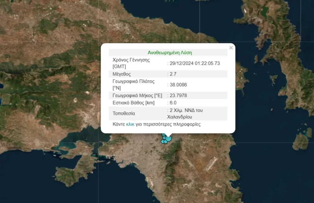 Ανησυχία από δύο νέους σεισμούς στο Χαλάνδρι κατά τη διάρκεια της νύχτας – rpn