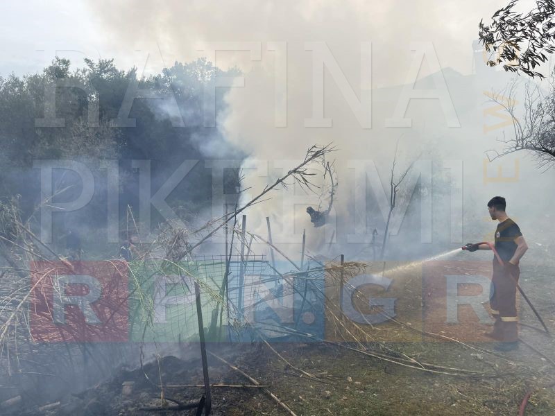 Φωτιά στην διασταύρωση Ραφήνας – RPN