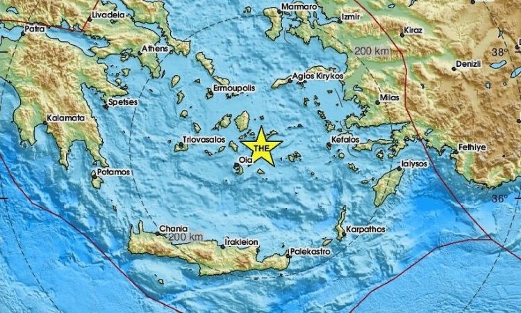 Σεισμός ανάμεσα σε Αμοργό και Σαντορίνη τα ξημερώματα της Τρίτης του Πάσχα – rpn