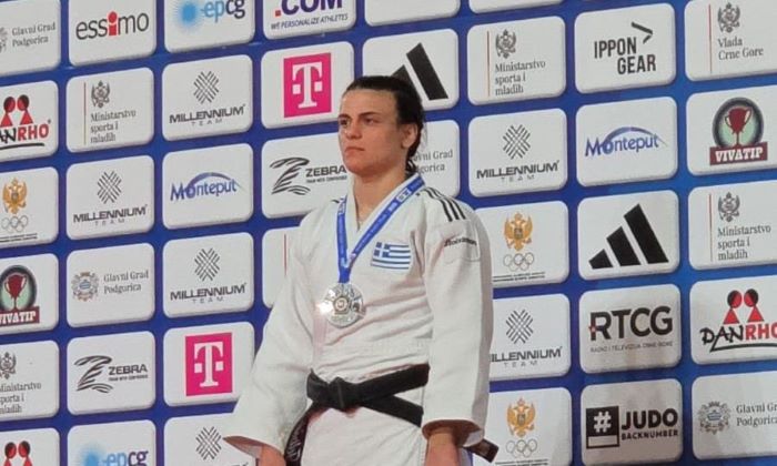 Τζούντο: «Ασημένια» για δεύτερη χρονιά η Ελισάβετ Τελτσίδου