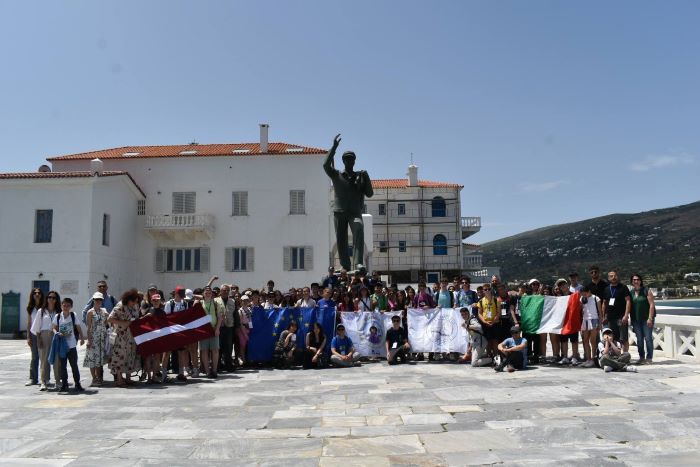 Το 1ο Γυμνάσιο Ραφήνας στην Άνδρο: 4η Ημέρα της Εβδομάδας Erasmus και Αδελφοποίησης – rpn