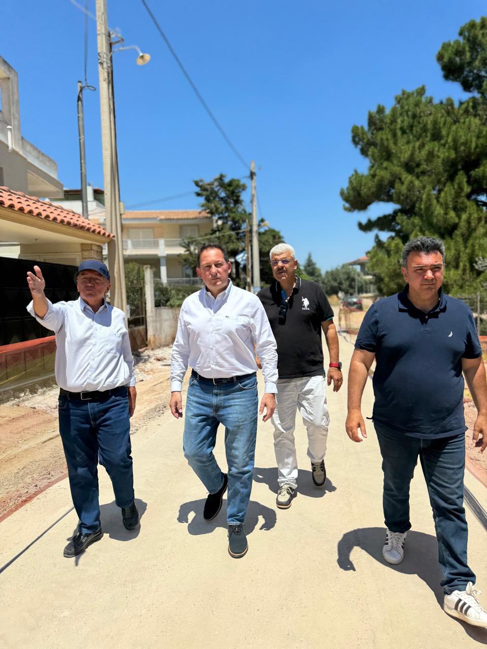 Επίσκεψη του π. Υπουργού Στέλιου Πέτσα στη Νέα Μάκρη