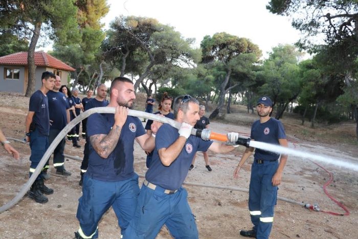 Ραφήνα: Εκπαίδευση Εθελοντών Πολιτικής Προστασίας στον Λόφο του Οχυρού – rpn