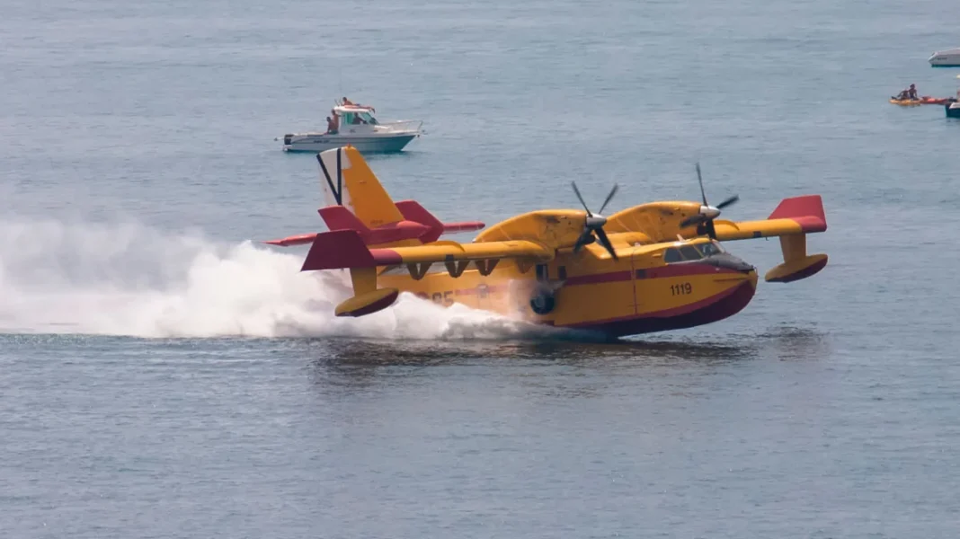 Αναγκαστική προσθαλάσσωση πυροσβεστικού αεροσκάφους στον Κορινθιακό – Σώοι οι πιλότοι – rpn