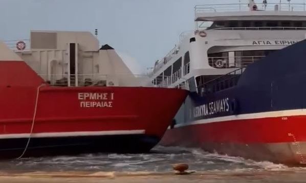 Ηγουμενίτσα: Έσπασαν οι κάβοι και συγκρούστηκαν δύο πλοία στο λιμάνι (video) – rpn
