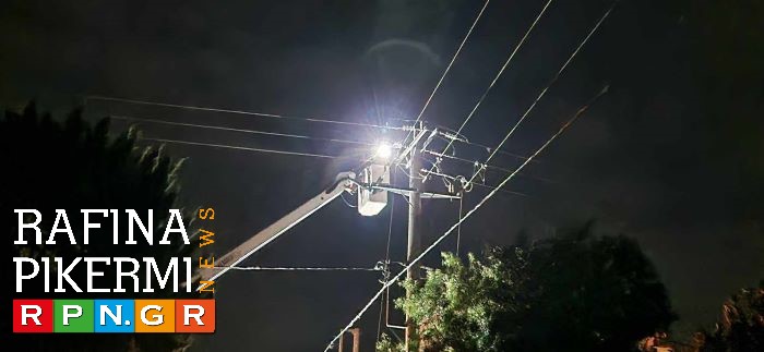 Πικέρμι: Παραλίγο πυρκαγιά στην είσοδο της ΕΛΠΕΝ από κολώνα – Άμεση επέμβαση της Πολιτικής Προστασίας