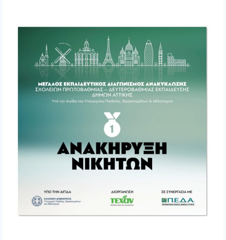 Πρωτιά για το 1ο Γυμνάσιο Ραφήνας σε διαγωνισμό Ανακύκλωσης