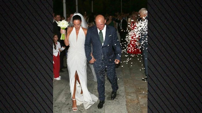 Παντρεύτηκαν ο Παύλος Βαρδινογιάννης και η Κατερίνα Μπιρμπίλη στην Αγία Μαρίνα Εκάλης (φωτογραφίες)