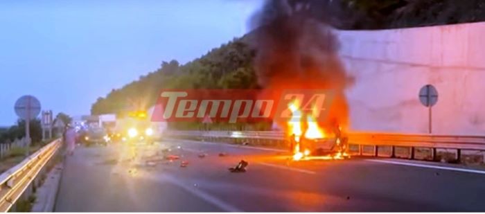 Επί 1 χλμ. πήγαινε ανάποδα η 70χρονη οδηγός που απανθρακώθηκε στην Ολυμπία Οδό – 2 νεκροί – rpn