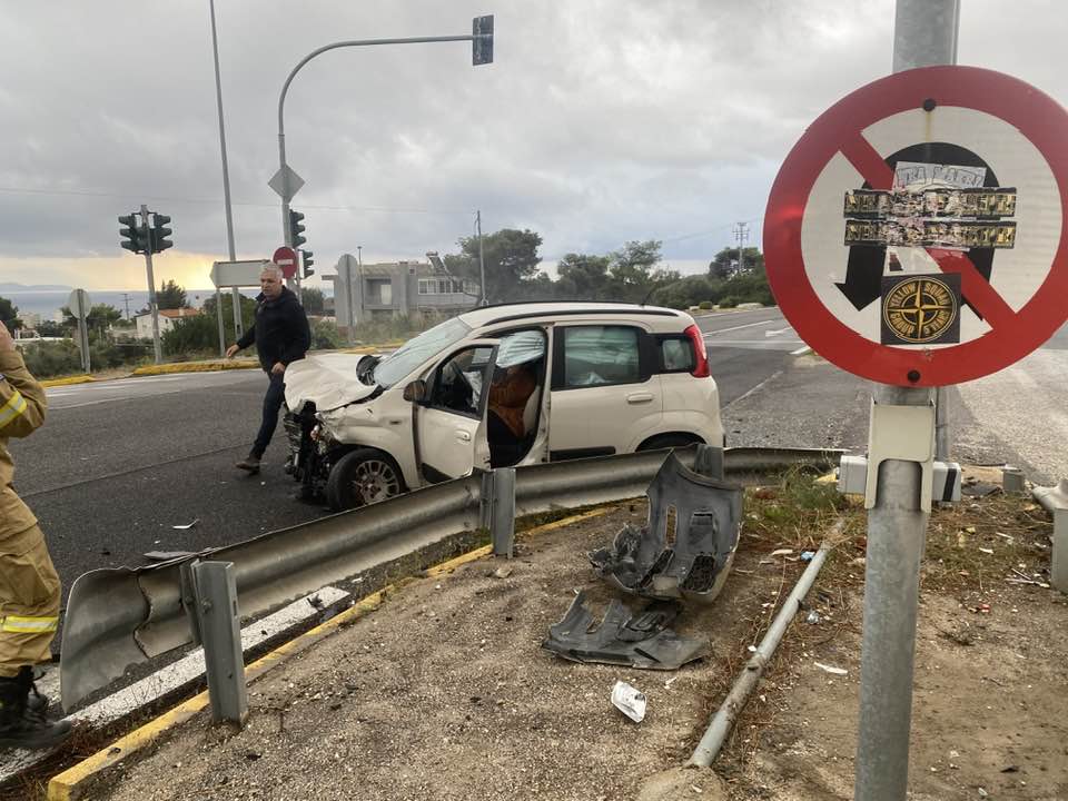 Τροχαίο ατύχημα με τον πρόεδρο των Κρητών και δημοτικό σύμβουλο Ραφήνας – Πικερμίου Δημήτρη Κατσουλάκη