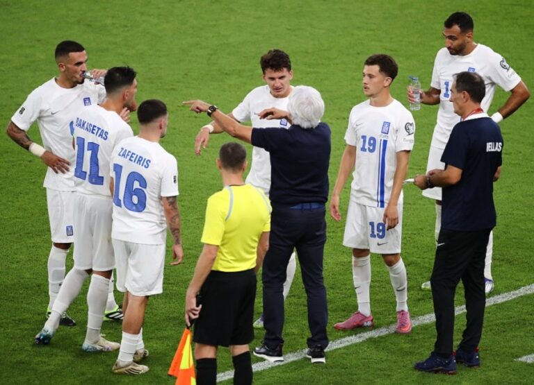 Εθνική Ελλάδας: Υπό βροχή η πρώτη προπόνηση ενόψει Σκωτίας