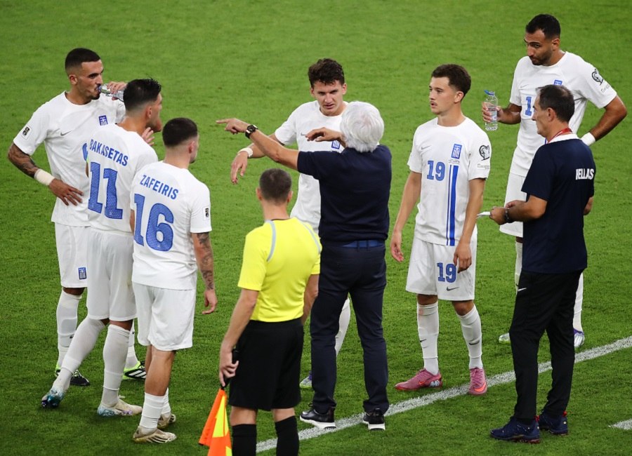 Εθνική Ελλάδας: Υπό βροχή η πρώτη προπόνηση ενόψει Σκωτίας