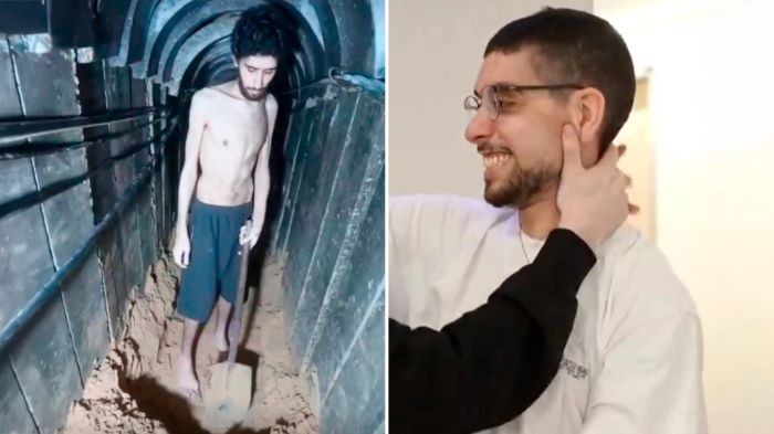 Ελεύθερος ο Ισραηλινός που εξαναγκάστηκε από τη Χαμάς να σκάψει τον τάφο του – Η συγκλονιστική στιγμή που σμίγει με άλλον όμηρο