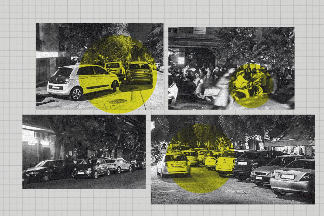 Το Παγκράτι στο έλεος της διασκέδασης: Κλειστές ράμπες και παρκαδόροι-μυστήριο