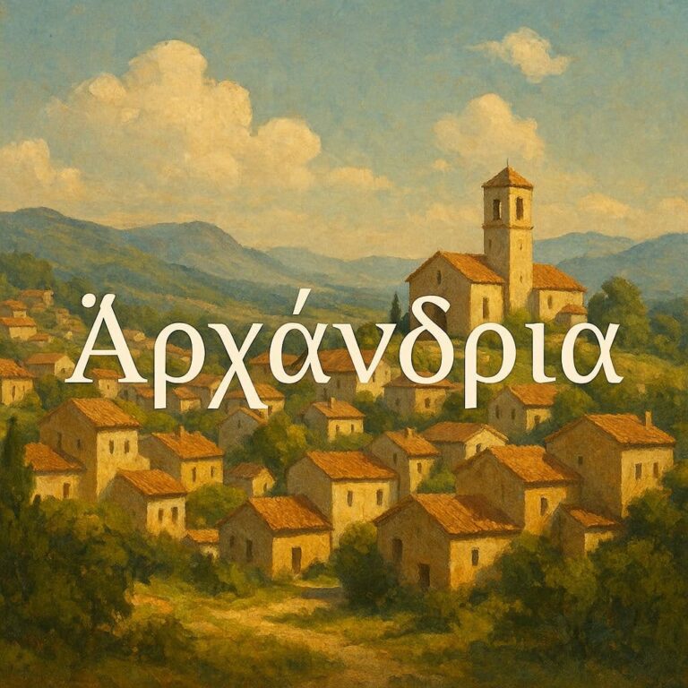 Τὸ Παραπολιτικὸν Ἀλληλογραφικὸν τῆς Μεγαλοπόλεως Ἀρχανδρίας