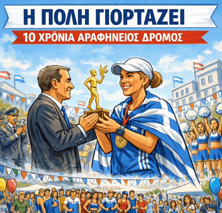 Πρόσκληση – Έναρξη 10ου Επετειακού Αραφήνειου Δρόμου