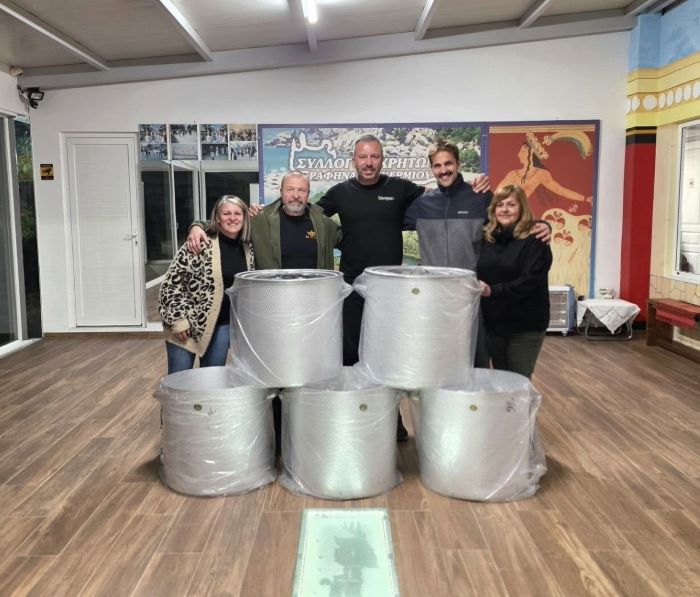 Δωρεά καζανιών ενισχύει τον Σύλλογο Κρητών Ραφήνας – Πικερμίου